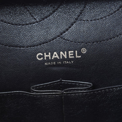 Chanel Metallic Aged Calfskin Quilted 2.55 Reissue 227 Flap Blue 6 of 13