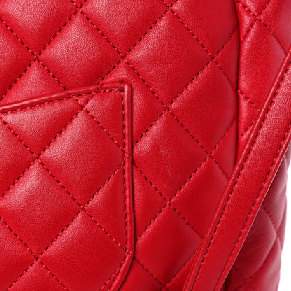 Chanel Lambskin Quilted Large Urban Spirit Backpack Red 14 of 22