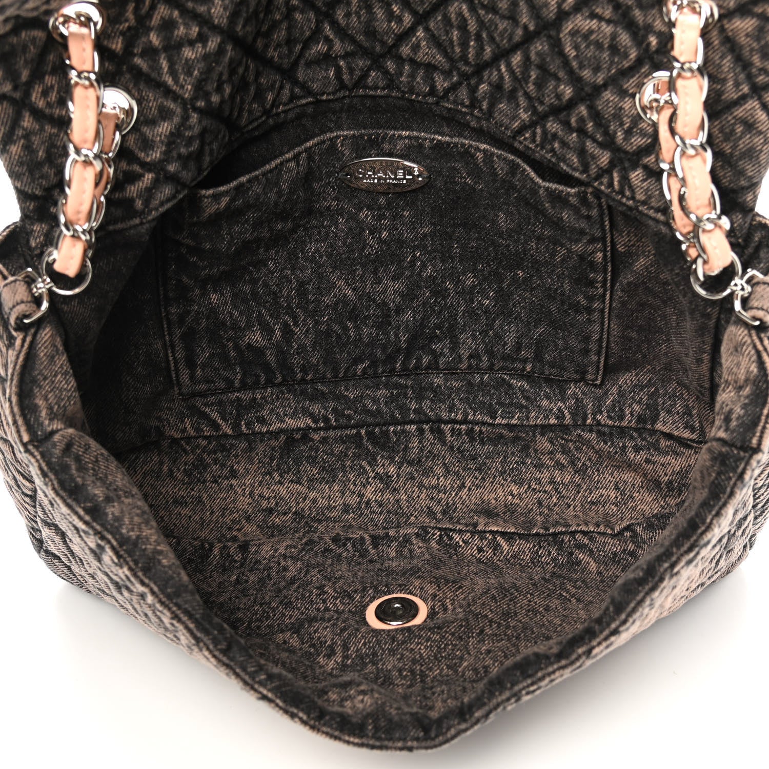 Chanel Denim Quilted Denimpression Flap Rose Clair 5 of 10