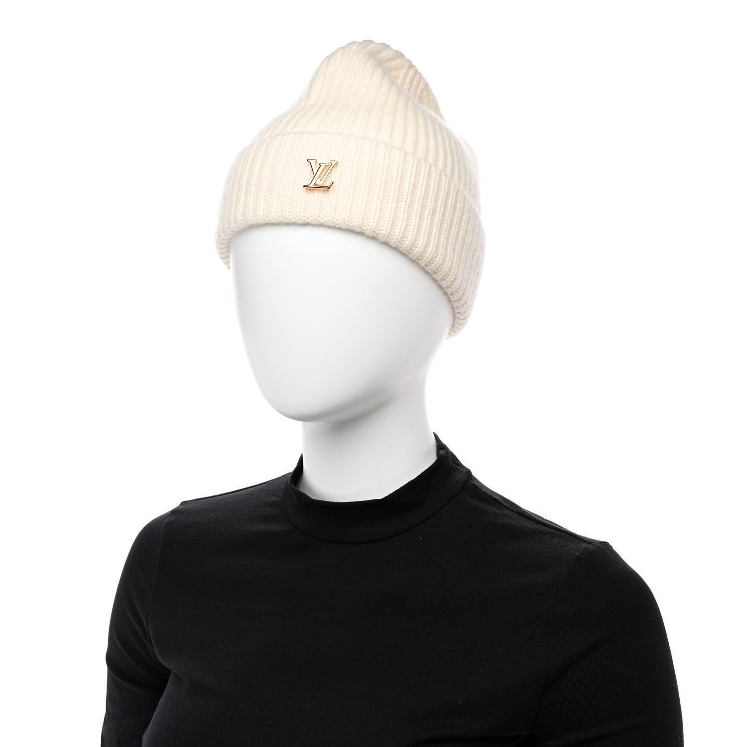 Louis Vuitton Cashmere LV Spark Beanie White 2 of 7