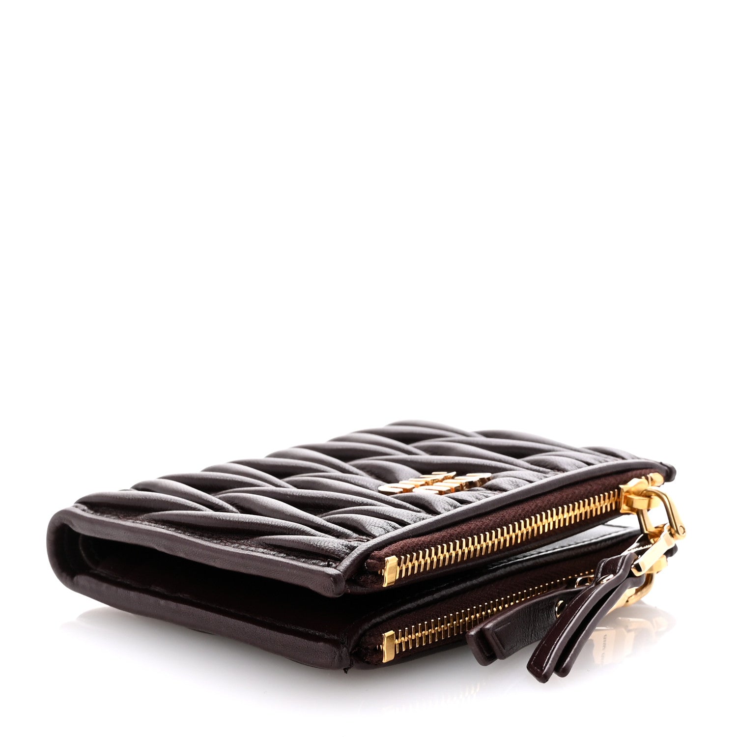Miu Miu Nappa Matelasse Small Wallet Radica 4 of 7