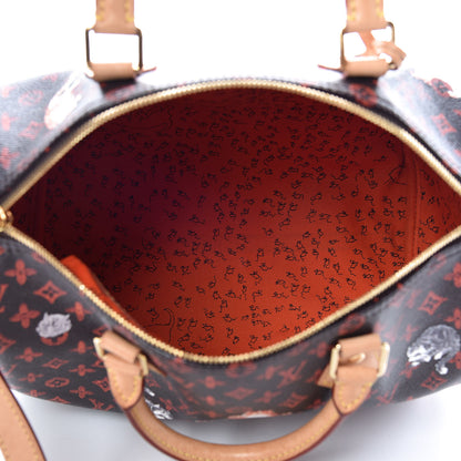 Louis Vuitton Catogram Speedy Bandouliere 30 Marron 7 of 16
