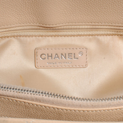 Chanel Caviar Quilted Grand Shopping Tote GST Beige 6 of 8