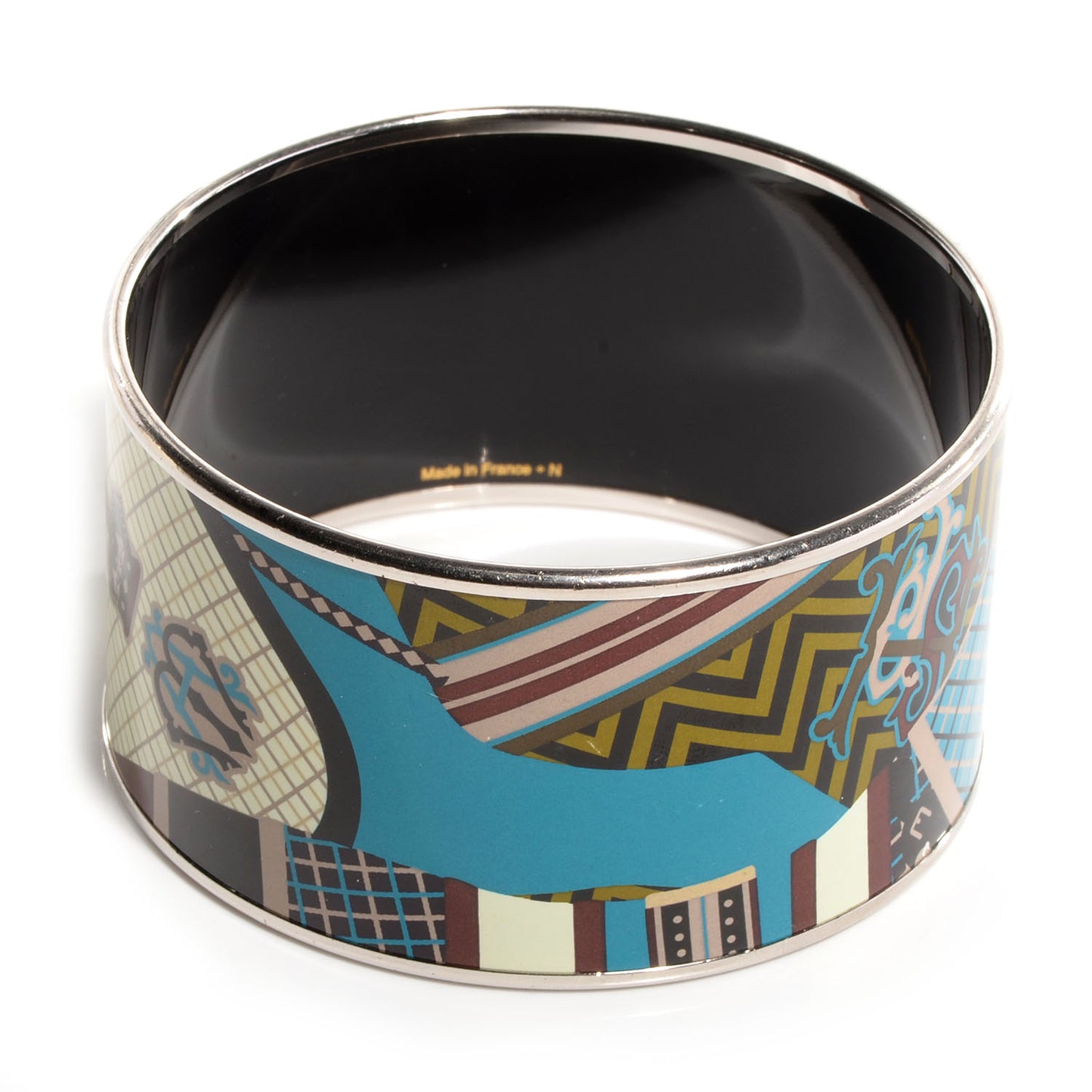 Enamel Printed Extra Wide Bracelet 62