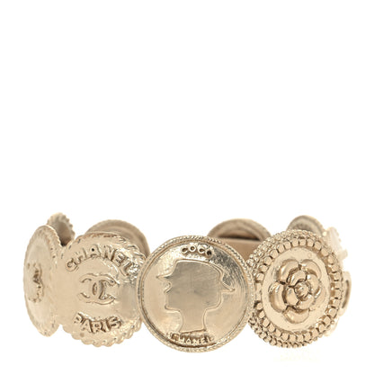 Chanel Medallion Precious Symbols Cuff Gold 1 of 5