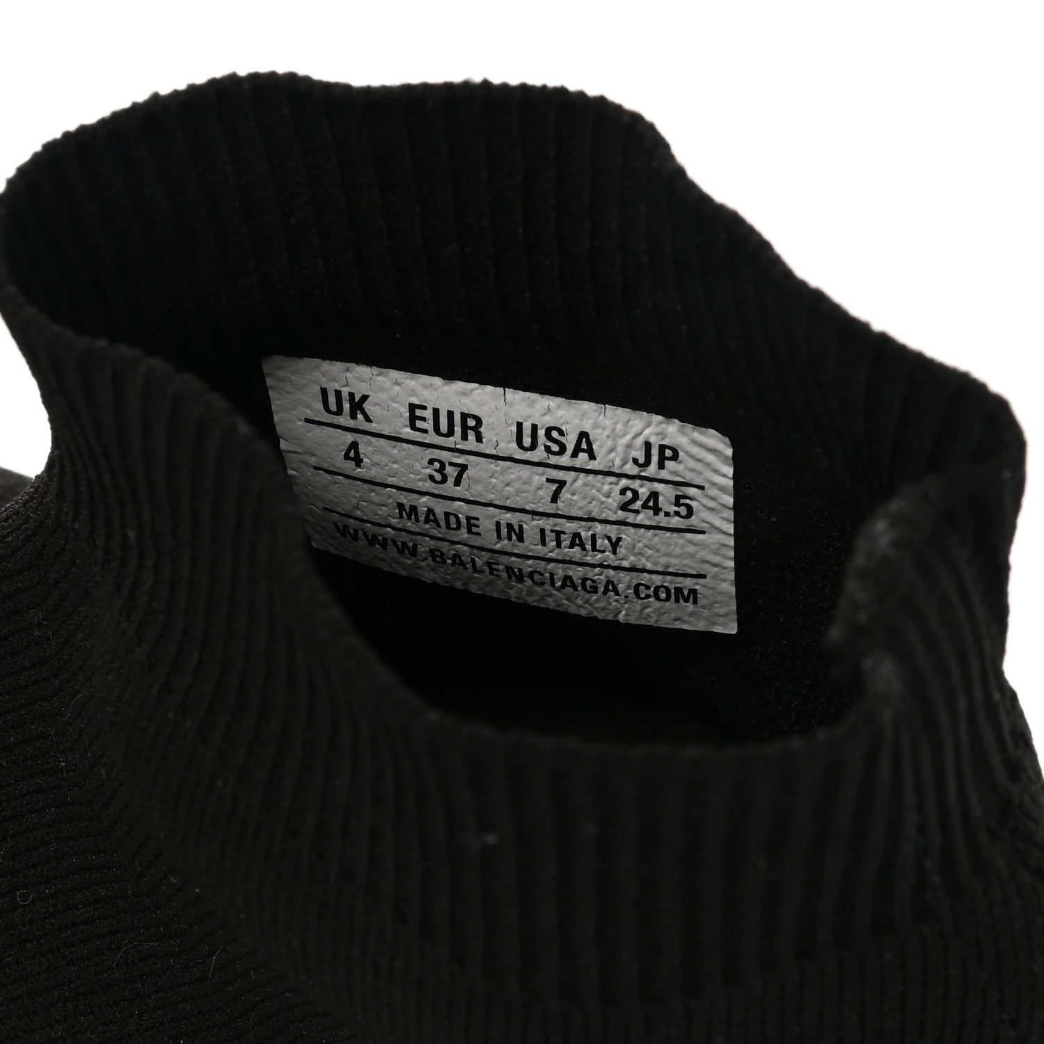 Balenciaga Technical 3D Recycled Knit Bi-Color Sole Womens Speed 2.0 Sneakers 37 Black White 8 of 13