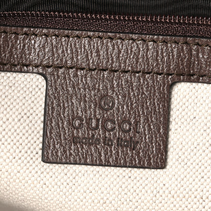 Gucci GG Supreme Monogram Web Ophidia GG Toiletry Case Beige New Acero 6 of 8