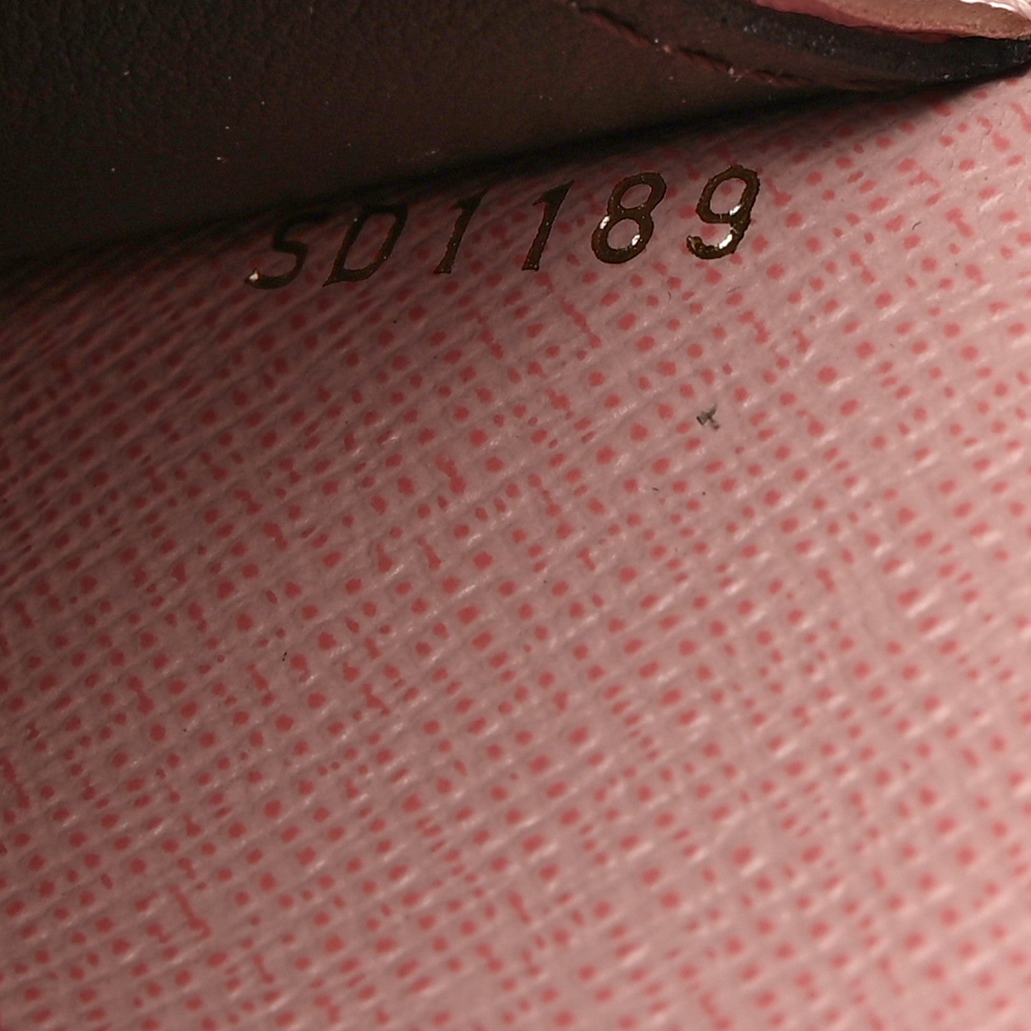 Louis Vuitton Damier Ebene Emilie Wallet Rose Ballerine 8 of 9