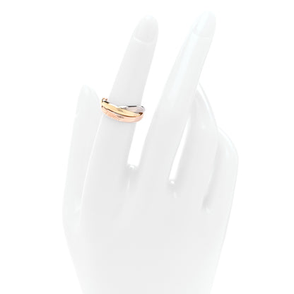 Cartier 18K Pink Yellow White Gold Small Trinity Ring 51 5.75 2 of 4