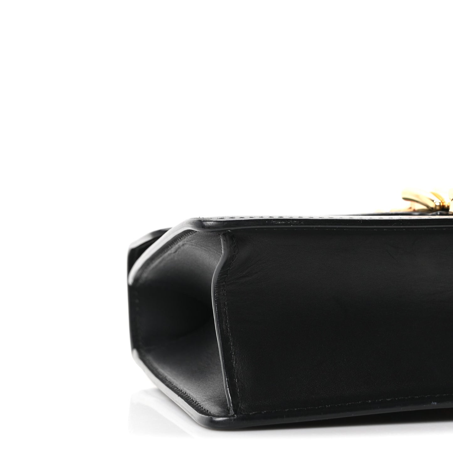 Calfskin Small Sylvie Shoulder Bag Black