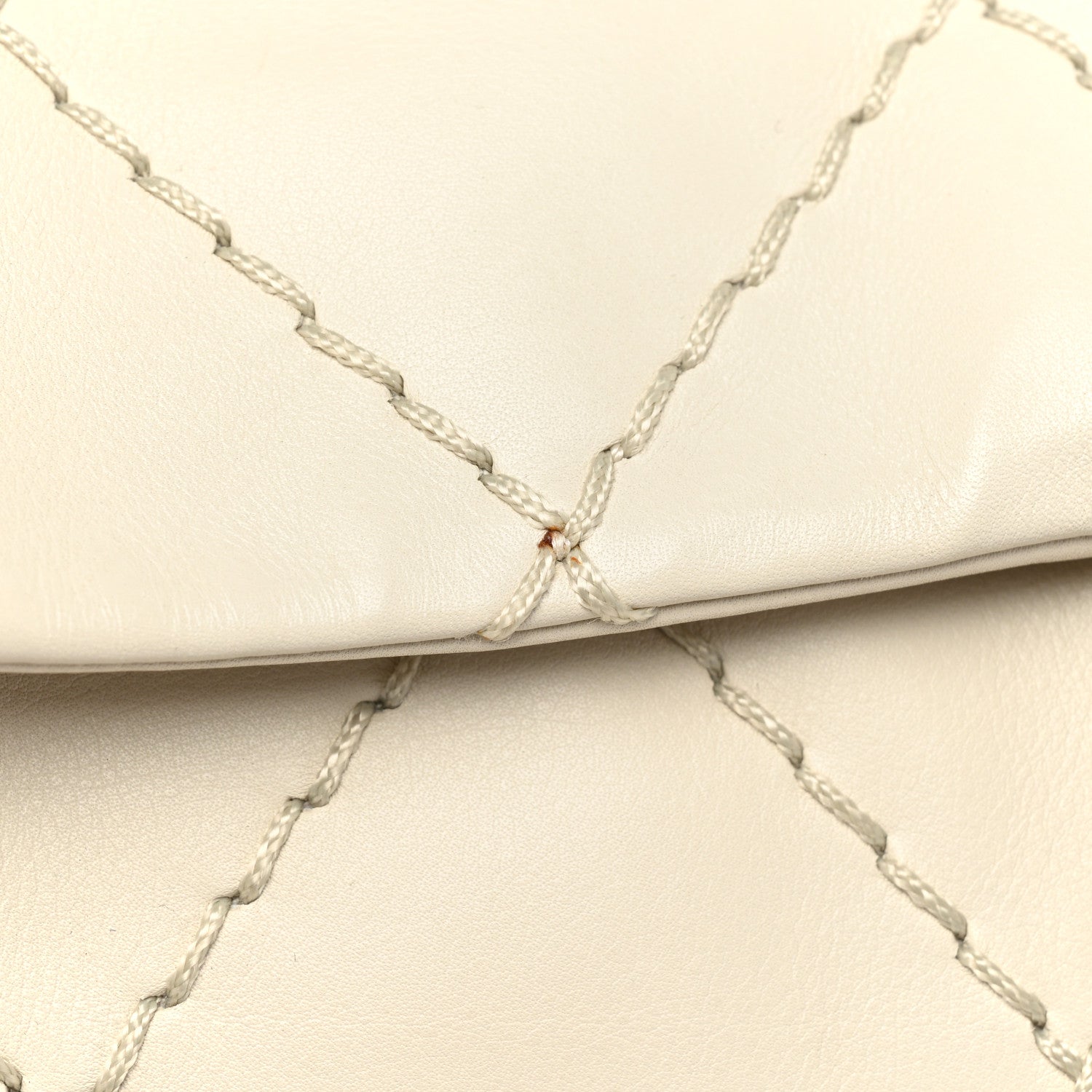 Chanel Calfskin Stitched Large Expandable Flap Bag White 18 of 21