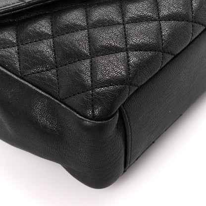 Saint Laurent Sheepskin Tri-Quilt Monogram Medium College Bag Black Black 10 of 12