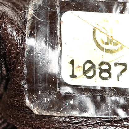 Chanel Calfskin Chevron CC All Day Long Boston Brown 6 of 13