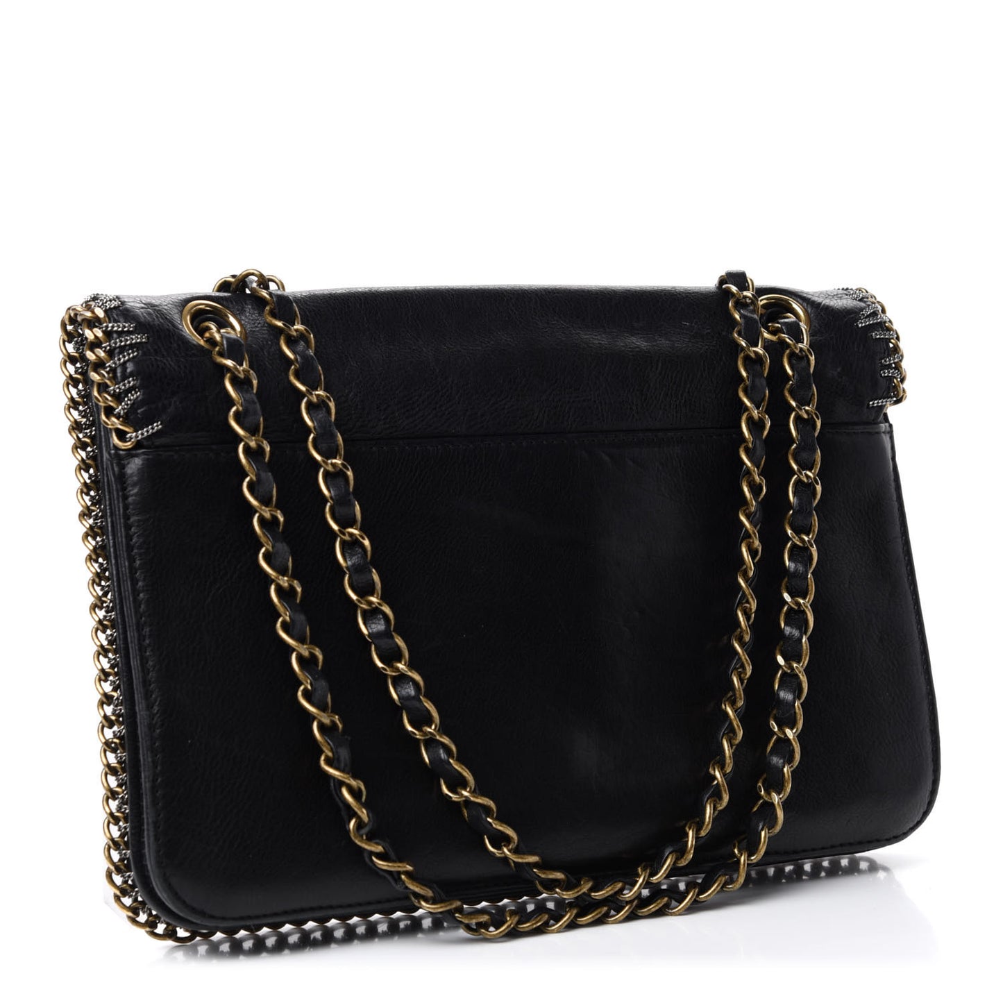 Calfskin Chain CC Byzance Flap Black