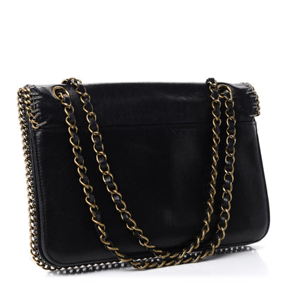Chanel Calfskin Chain CC Byzance Flap Black 4 of 15