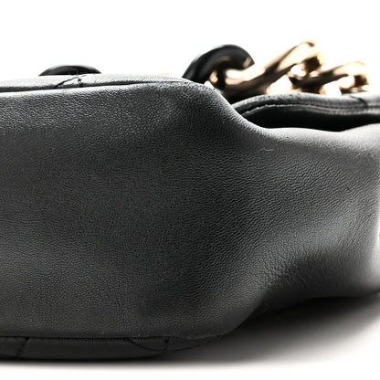 Chanel Lambskin Quilted Resin Bi-Color Chain Flap Bag Black 10 of 10
