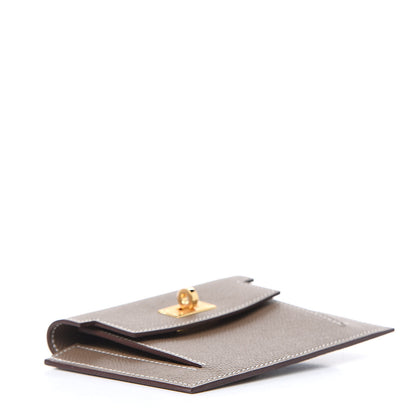 Hermes Epsom Kelly Pocket Compact Wallet Etoupe 4 of 8