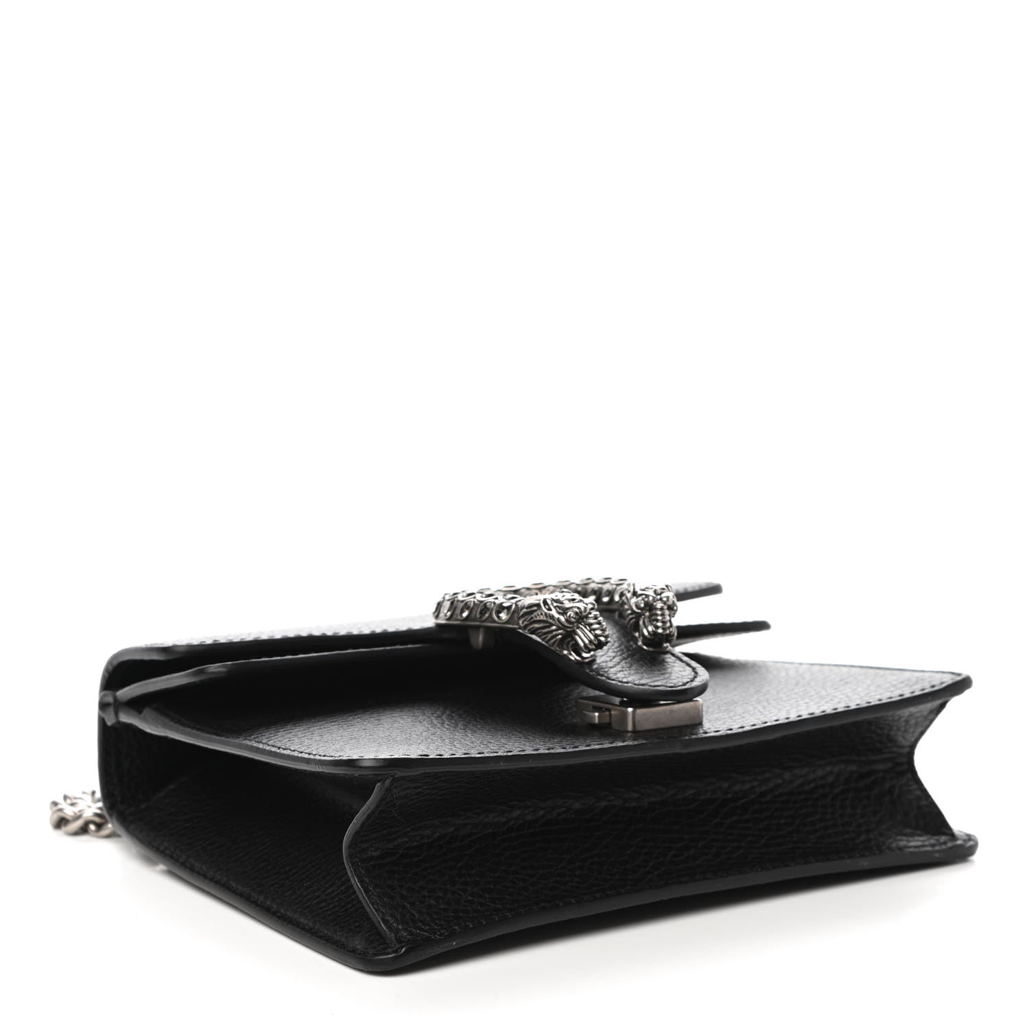 Gucci Calfskin Mini Dionysus Shoulder Bag Black 3 of 8