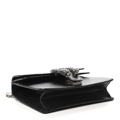 Gucci Calfskin Mini Dionysus Shoulder Bag Black 3 of 8