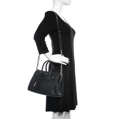 Saint Laurent Grained Calfskin Baby Sac De Jour Souple Black 2 of 9