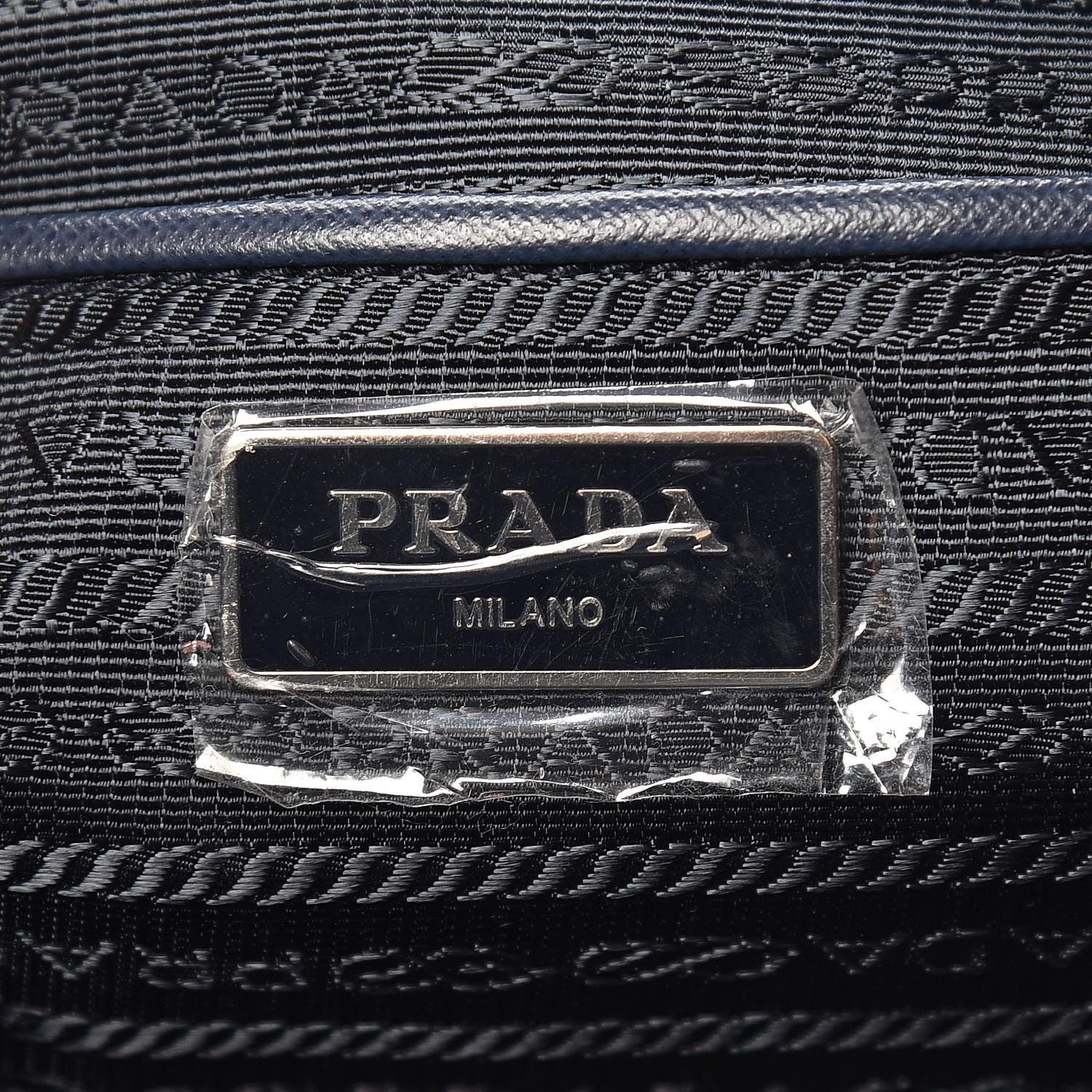 Prada Tessuto Nylon Saffiano Floral Print Tote Green 6 of 10