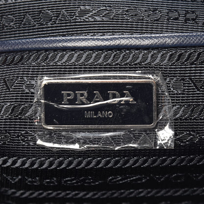 Prada Tessuto Nylon Saffiano Floral Print Tote Green 6 of 10