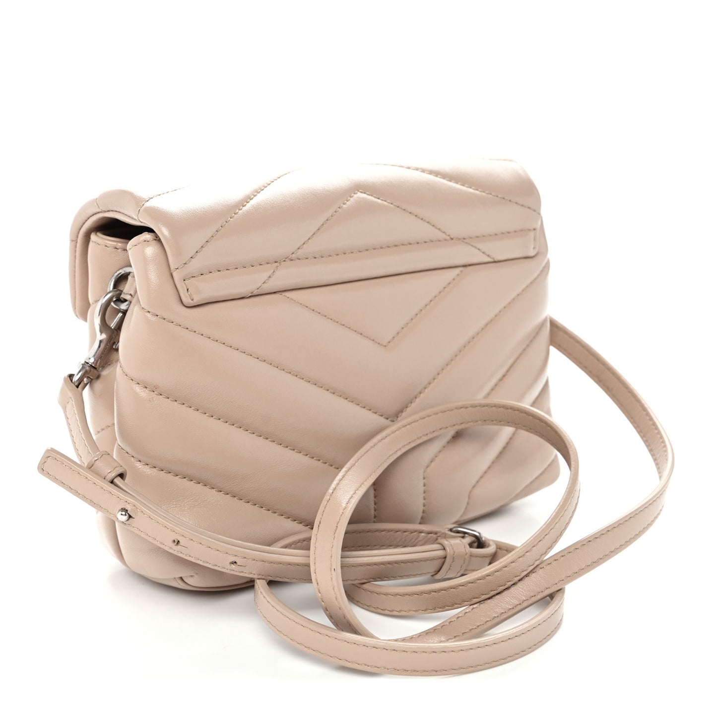 Calfskin Y Quilted Monogram Toy Loulou Crossbody Bag Light Natural
