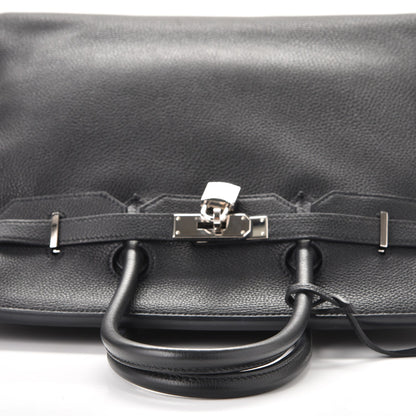Hermes Taurillon Clemence Birkin 35 Black 30 of 37