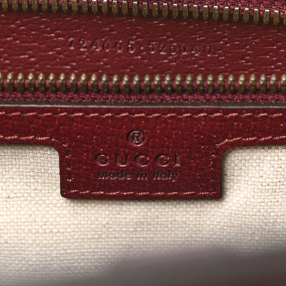 Gucci Monogram GG Mignon Textured Dollar Calfskin GG Supreme Monogram Quilted Mini GG Large Tote Bag Burgundy Beige Ebony 6 of 11