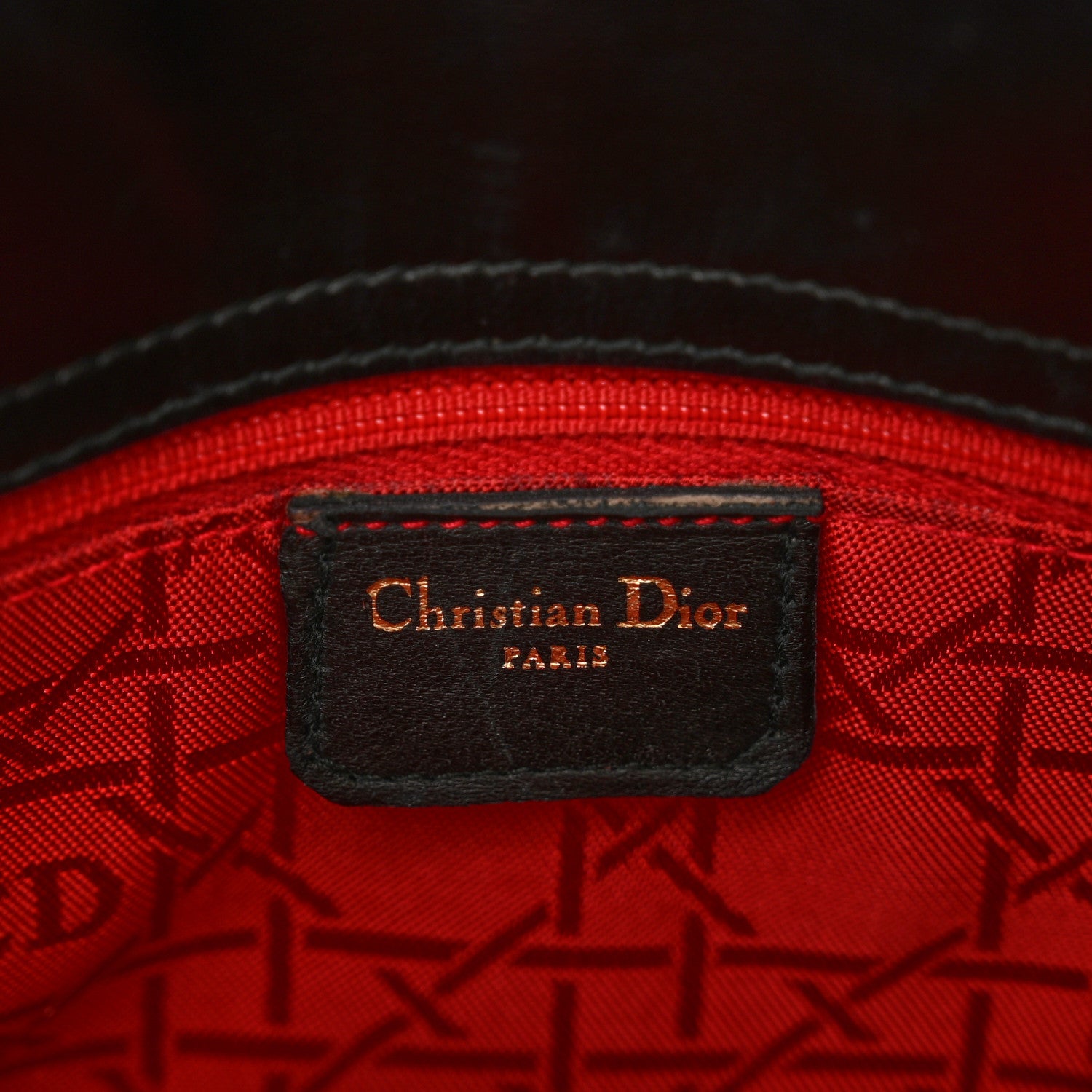 Christian Dior Lambskin Cannage Mini Lady Dior Black 7 of 10