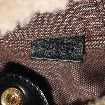 Louis Vuitton Patent Monogram Shearling Sac Thunder 7 of 7