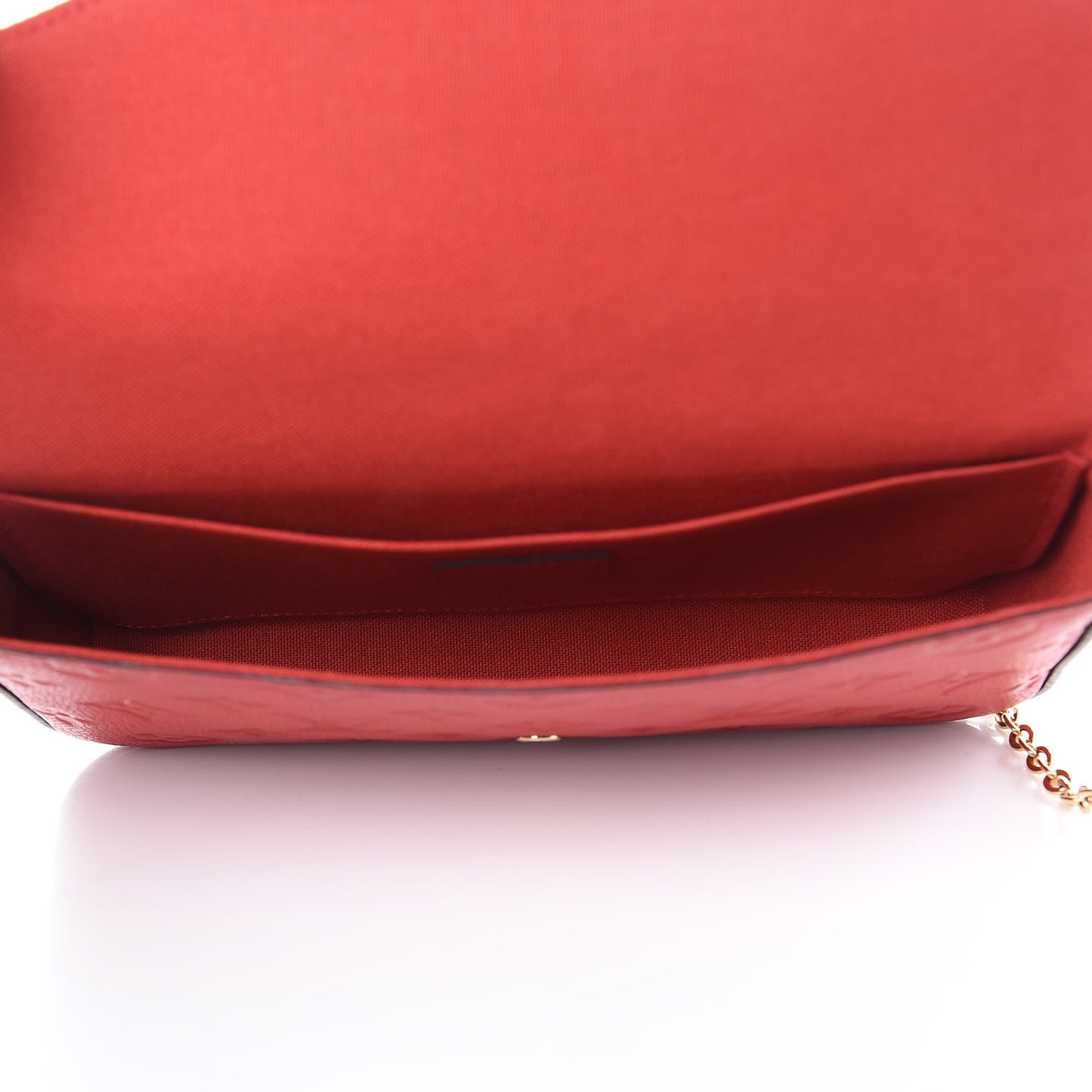 Empreinte Pochette Felicie Chain Wallet Cherry