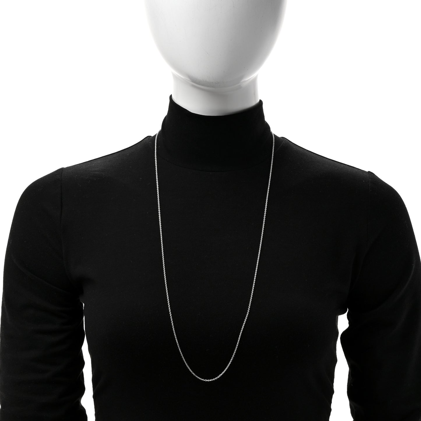 Sterling Silver Chain Necklace 31"
