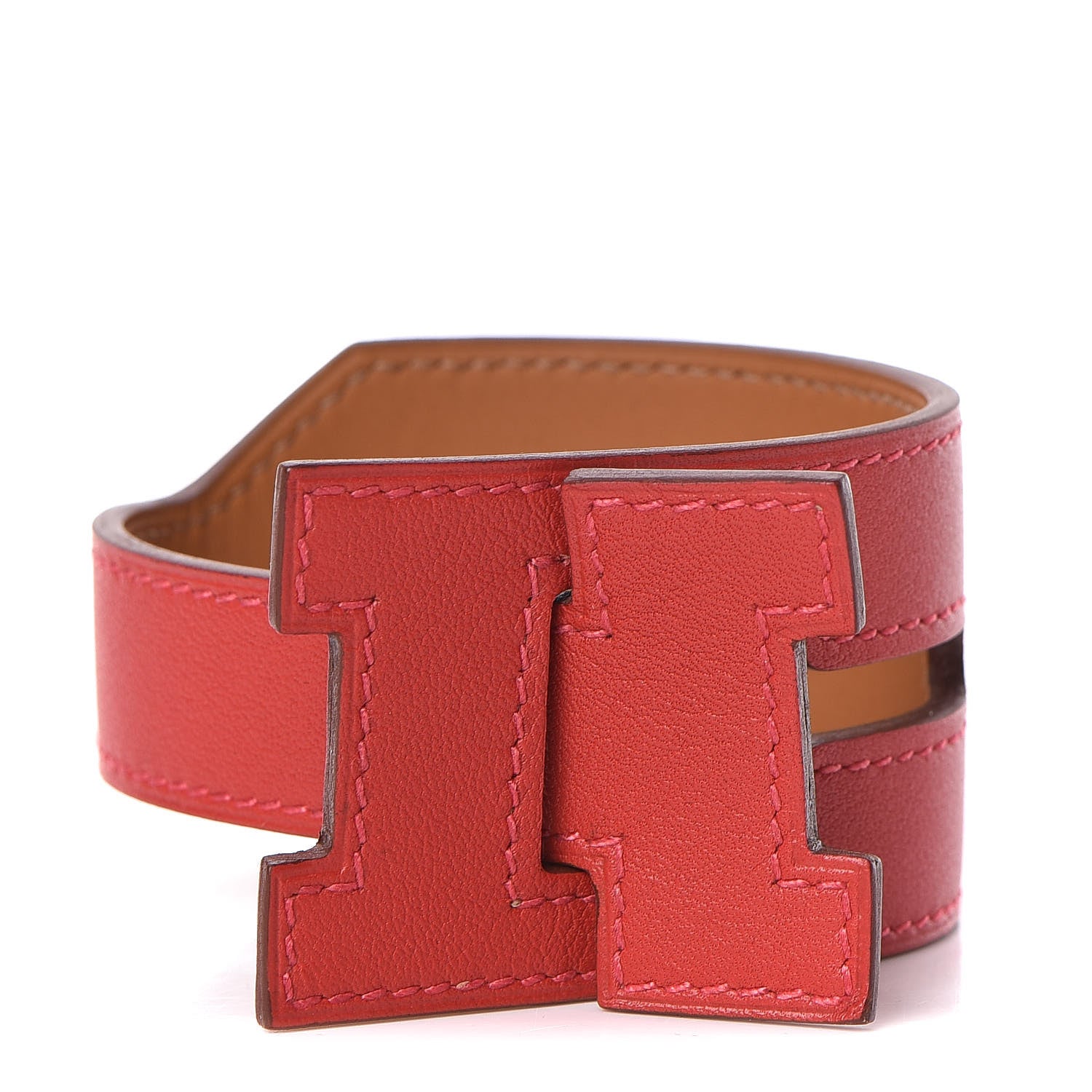 Hermes Swift Jet Lag Bracelet T3 Vermillion 1 of 7