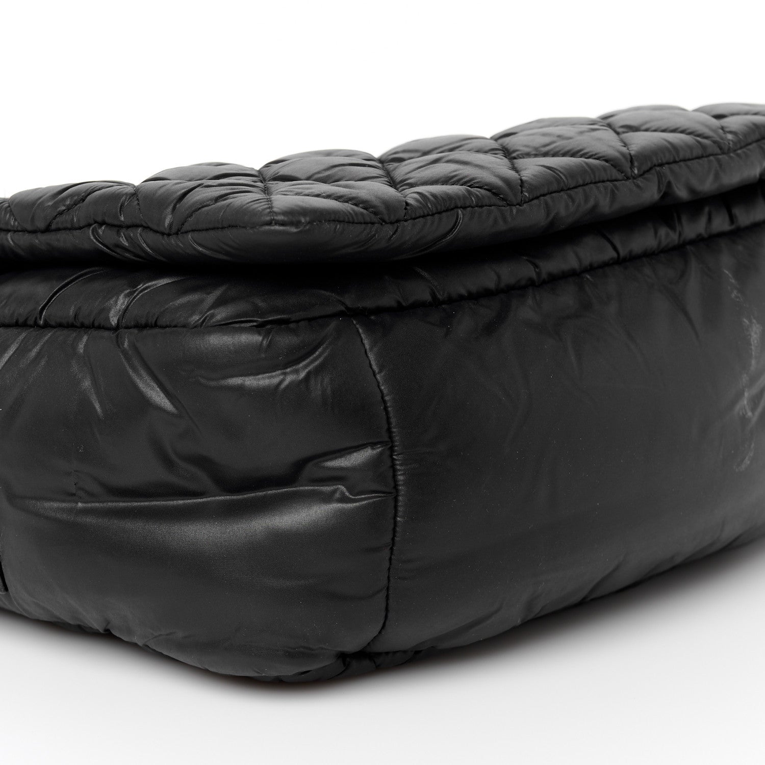 Chanel Nylon Small Coco Cocoon Messenger Bag Black 9 of 11