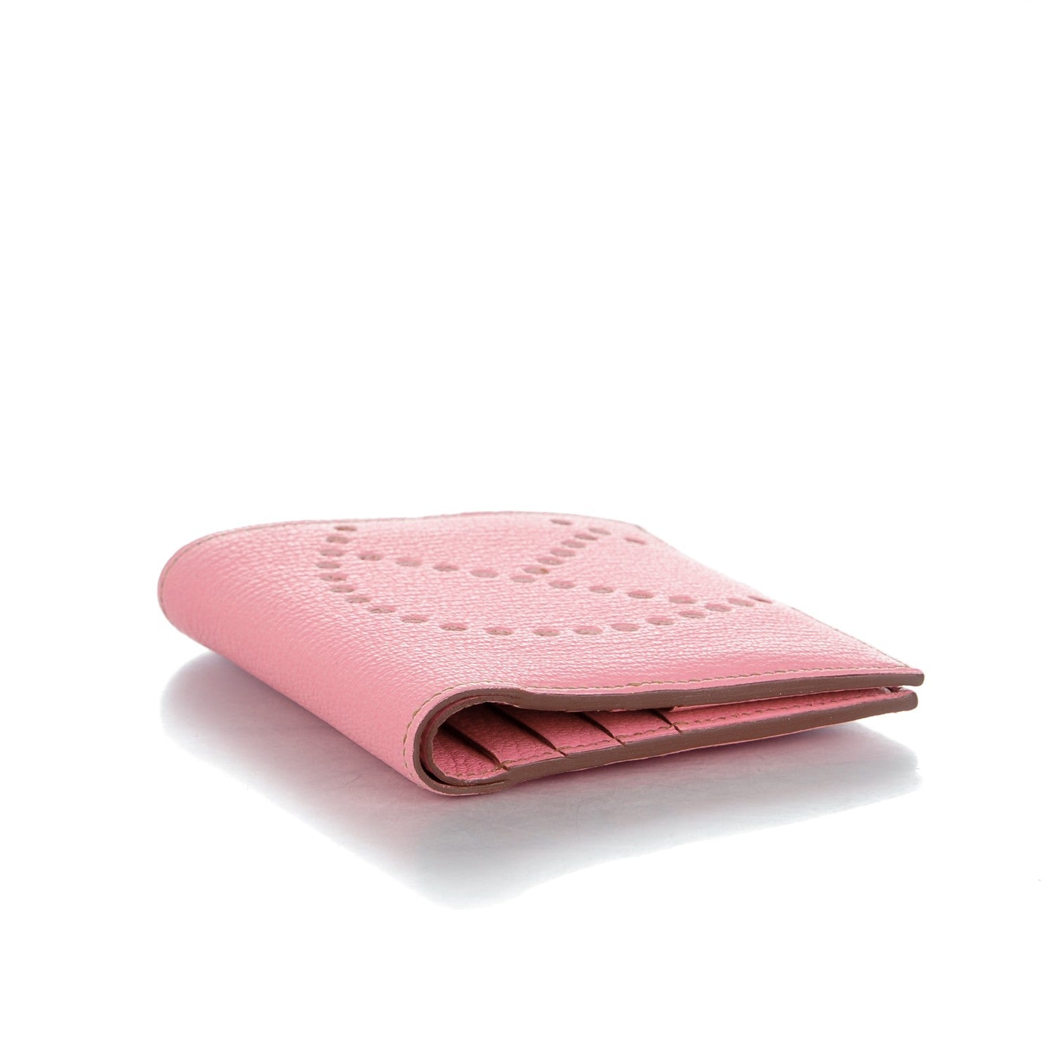 Hermes Chevre Mysore Evelyne Compact Wallet Pink 4 of 7