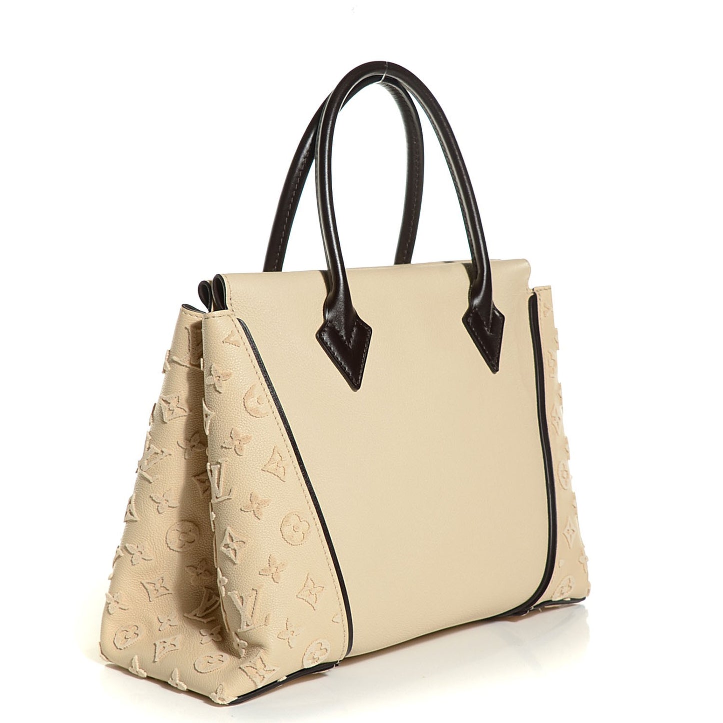 Veau Cachemire Tote W PM Vanille