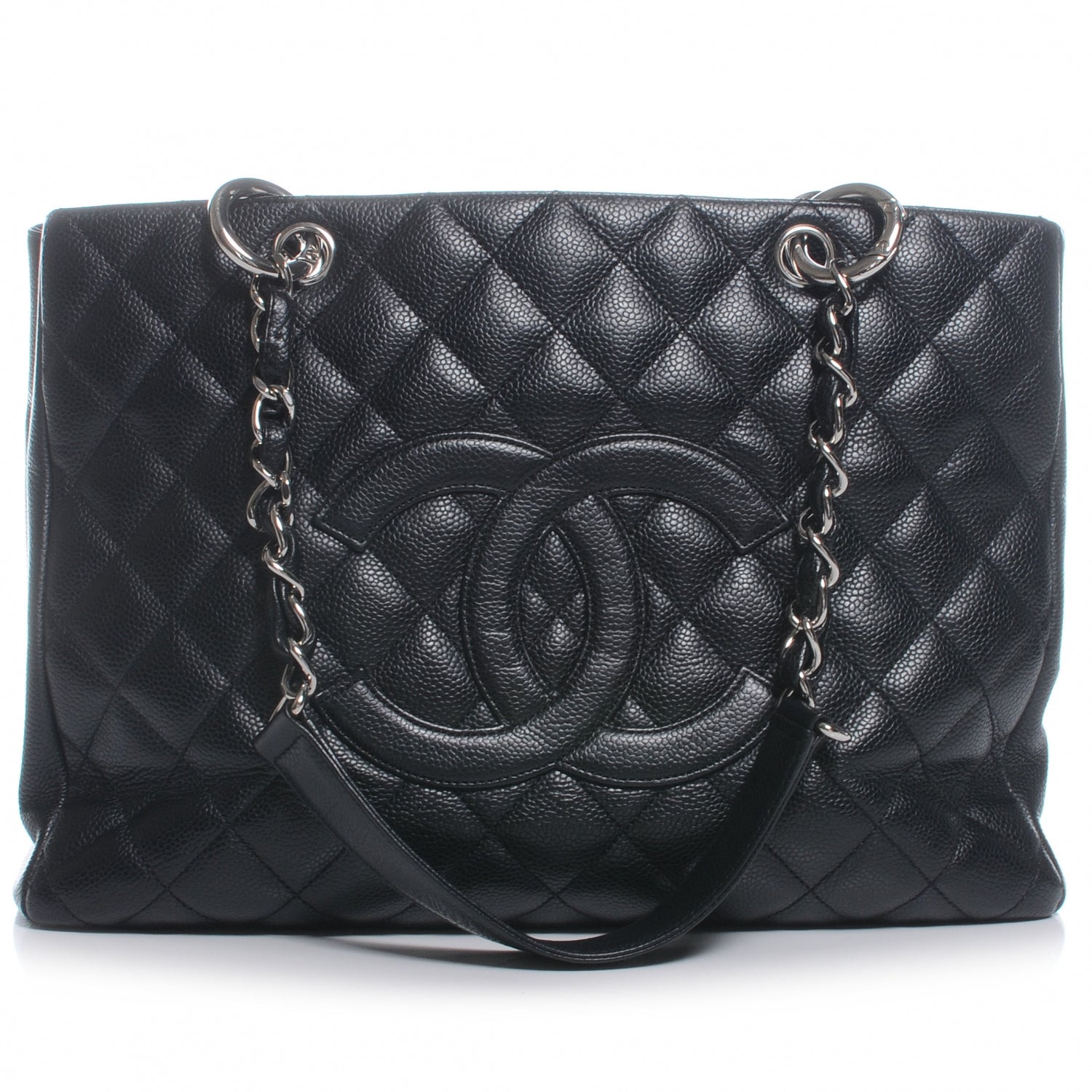 Chanel Caviar Grand Shopping Tote GST Black 1 of 7