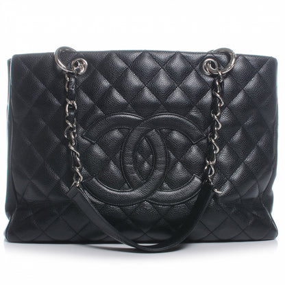 Chanel Caviar Grand Shopping Tote GST Black 1 of 7