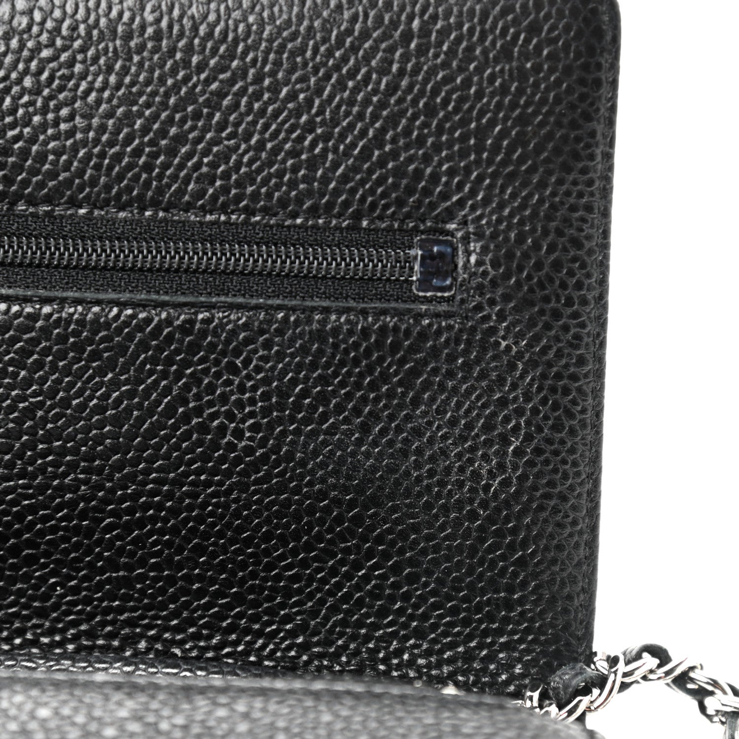 Chanel Caviar Quilted Wallet On Chain WOC Black 11 of 14