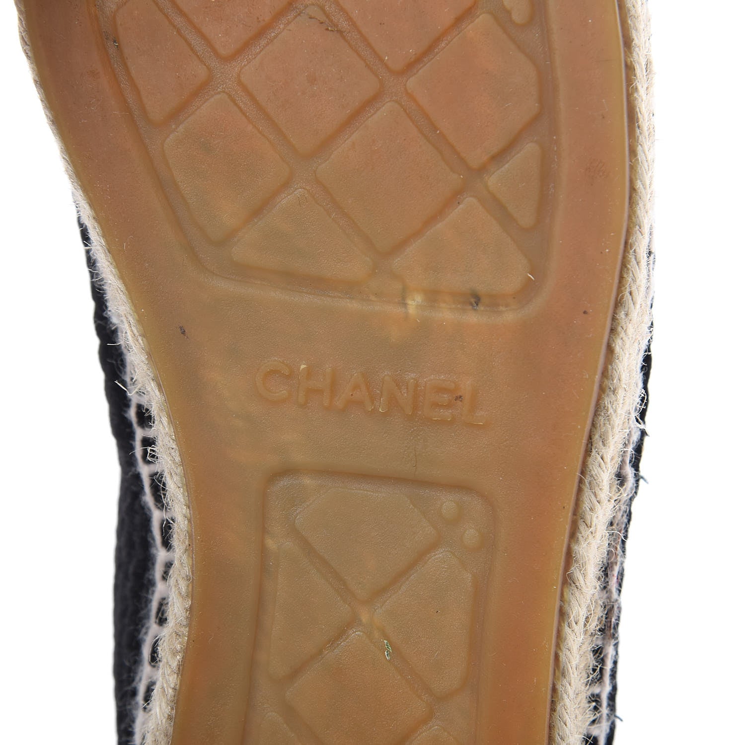 Chanel Velvet Grosgrain CC Espadrilles 42 Black 6 of 14