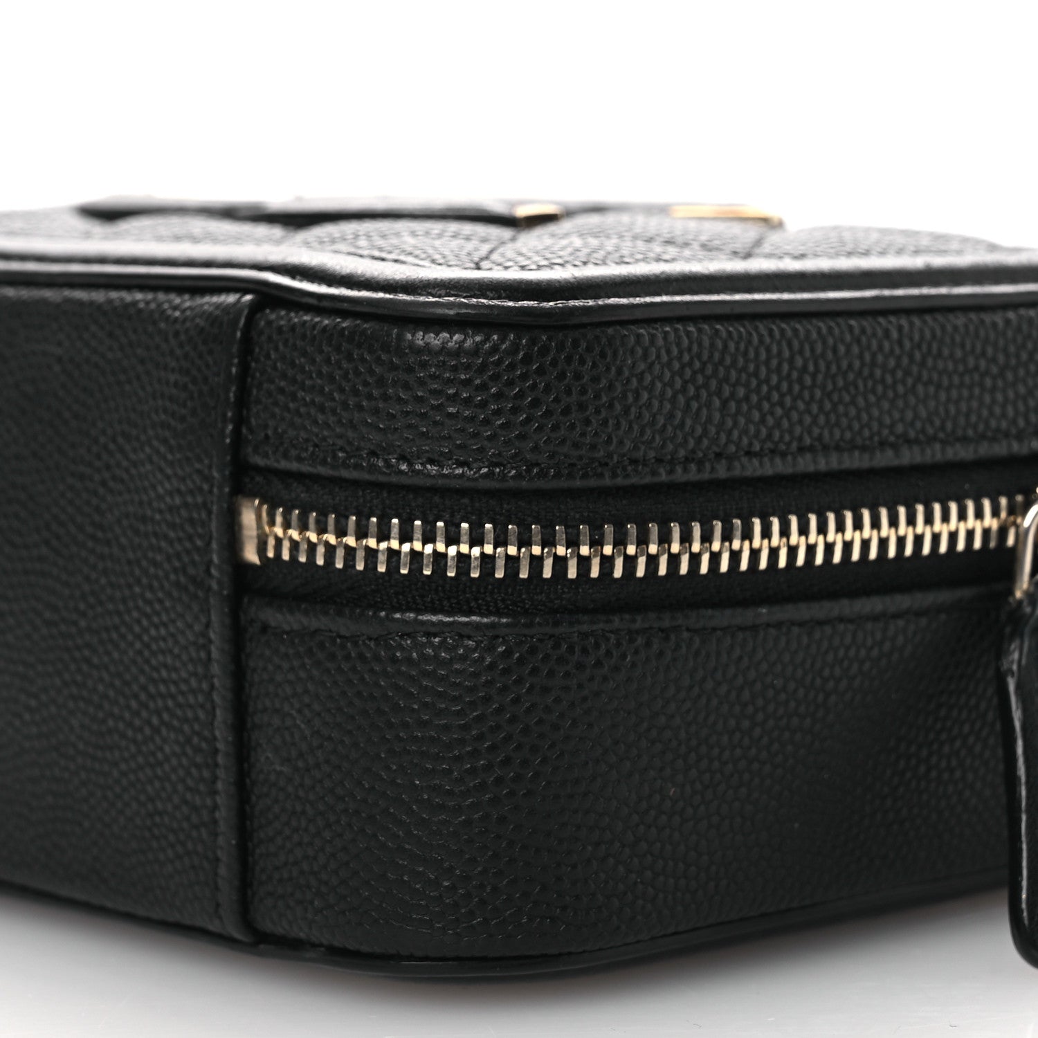 Chanel Caviar Quilted CC Filigree Vanity Clutch With Chain Black 9 of 12