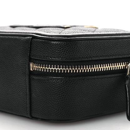 Chanel Caviar Quilted CC Filigree Vanity Clutch With Chain Black 9 of 12