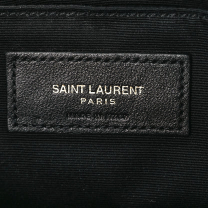 Saint Laurent Calfskin Matelasse Monogram Lou Camera Bag Black 5 of 10