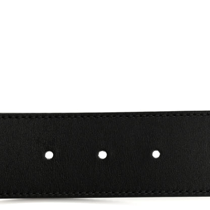 Gucci Moon Calfskin Scales Double G 40mm Belt 85 34 Black 3 of 6