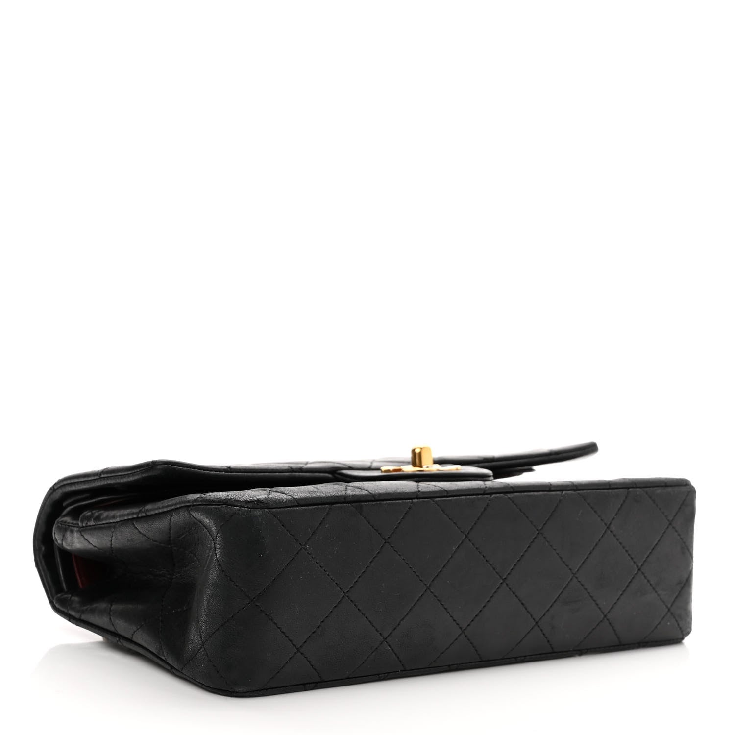 Chanel Lambskin Quilted Small Double Flap Black 4 of 15