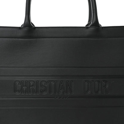 Christian Dior Calfskin Embossed Medium Book Tote Black 8 of 11
