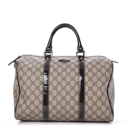 Gucci GG Plus Monogram Medium Joy Boston Dark Brown 1 of 7