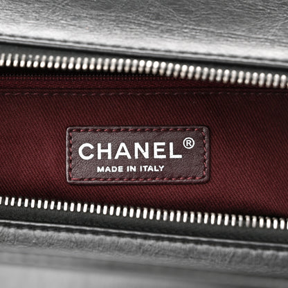 Chanel Aged Calfskin Small Bowling Bag Black 6 of 12