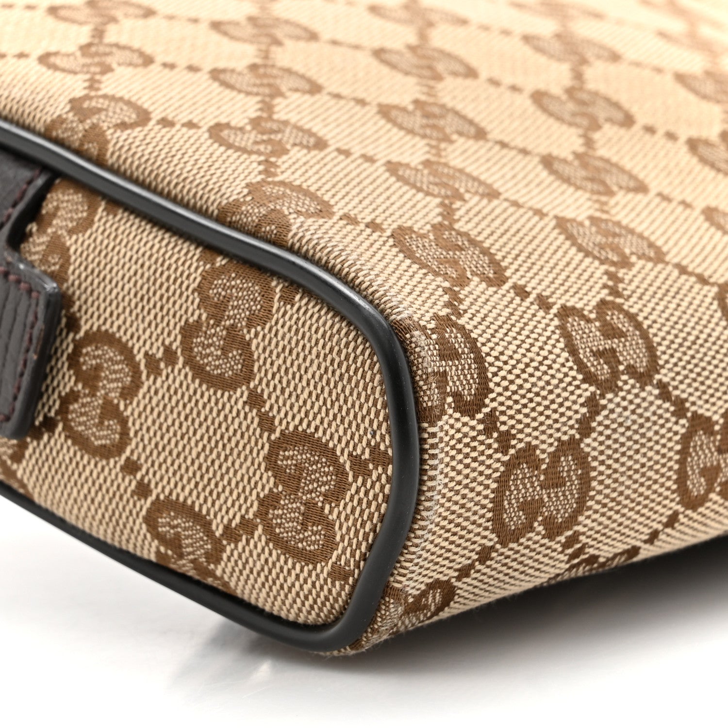 Gucci Monogram Belt Bag Dark Brown 10 of 11